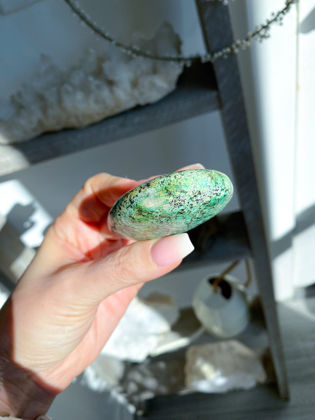 African Turquoise Palm Stone #12