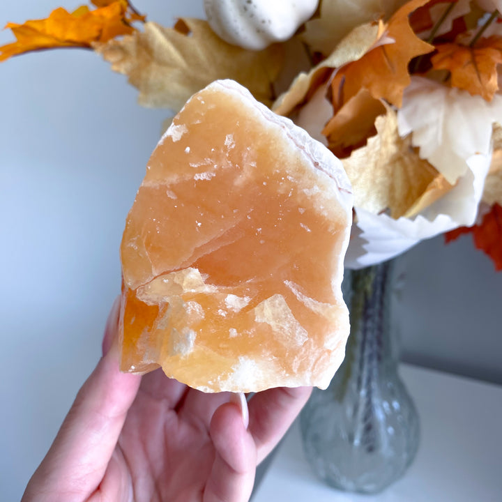 Sherbet Orange Calcite Chunk 1lb 
