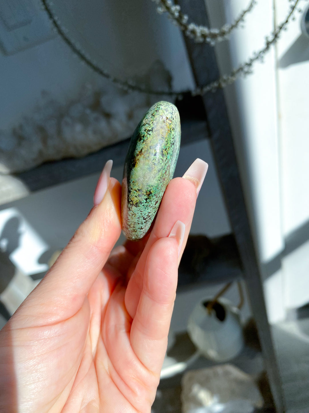 African Turquoise Palm Stone #12
