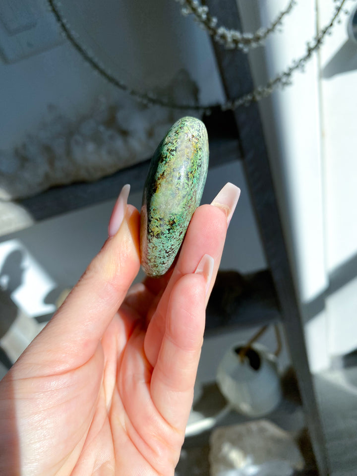 African Turquoise Palm Stone #12