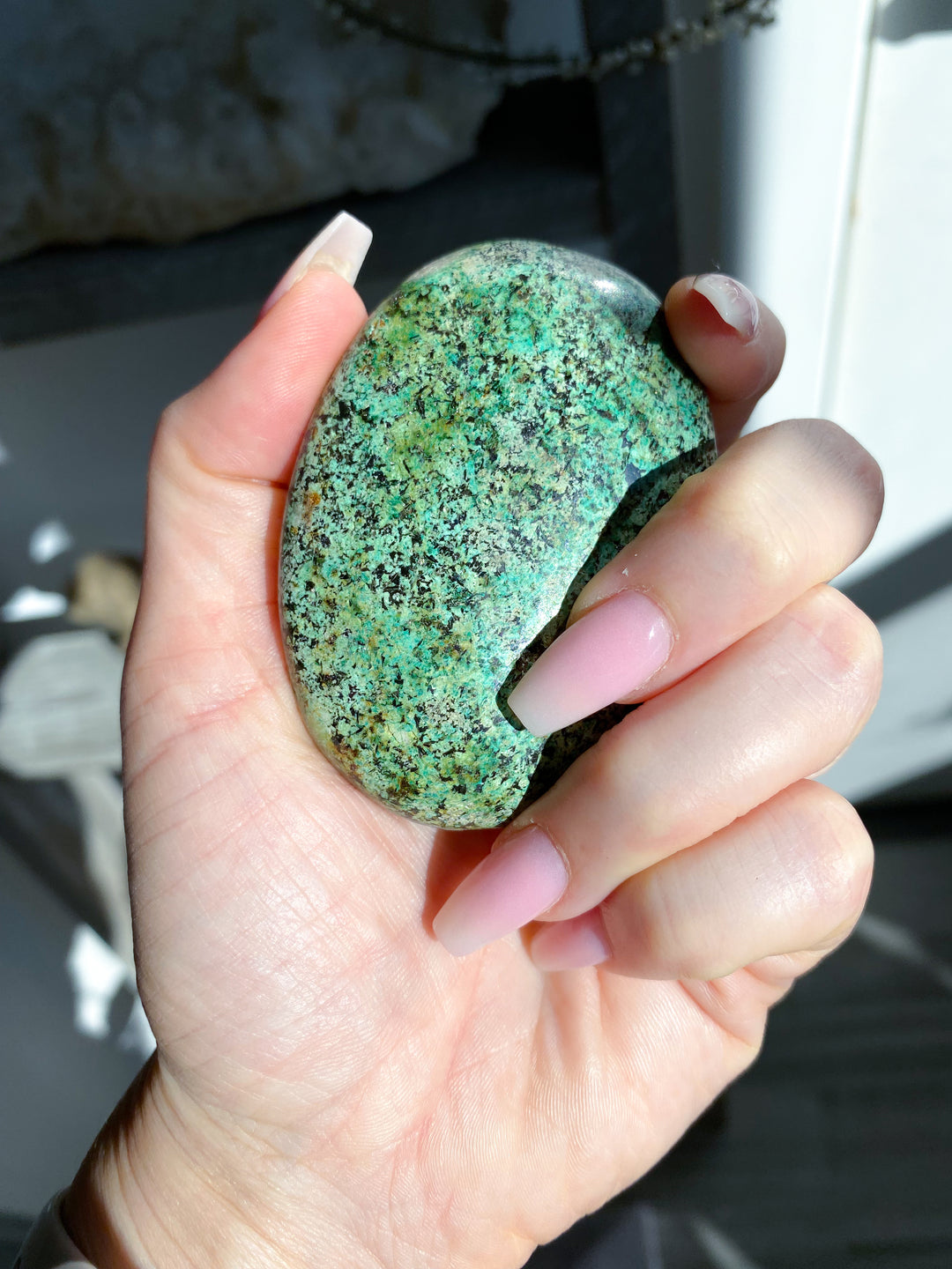 African Turquoise Palm Stone #12