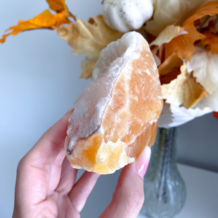 Sherbet Orange Calcite Chunk 1lb 