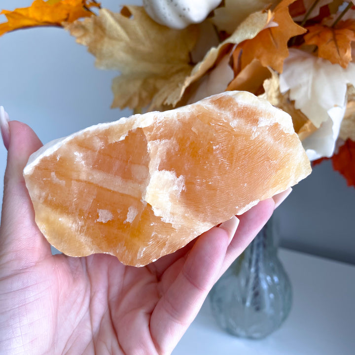 Sherbet Orange Calcite Chunk 1lb 