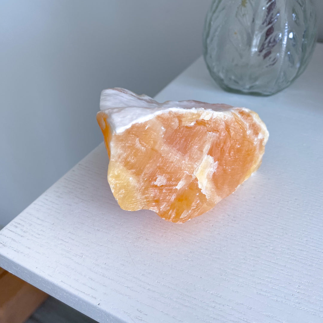 Sherbet Orange Calcite Chunk 1lb 
