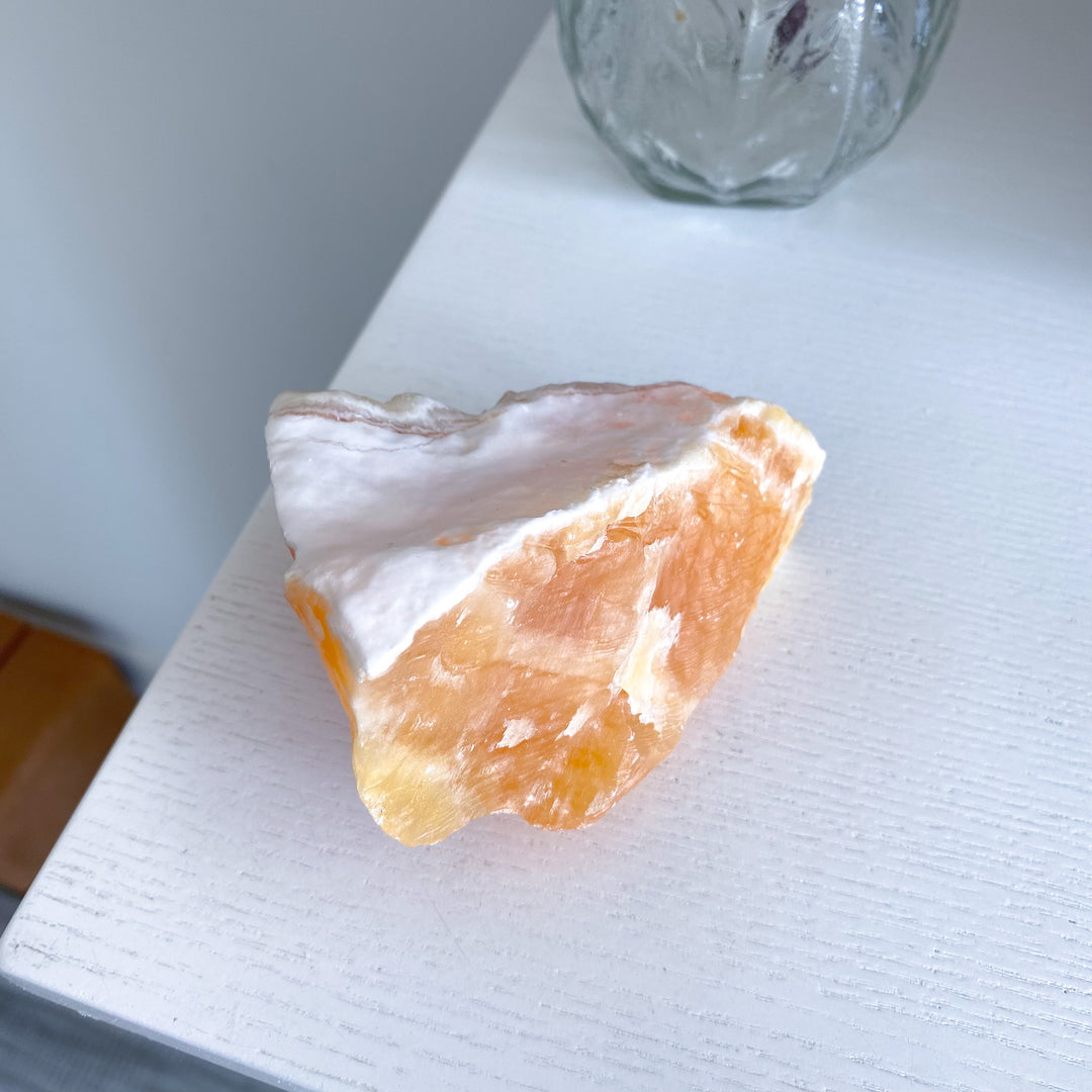 Sherbet Orange Calcite Chunk 1lb 