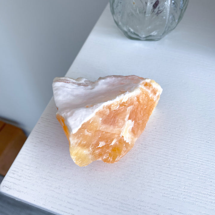 Sherbet Orange Calcite Chunk 1lb 