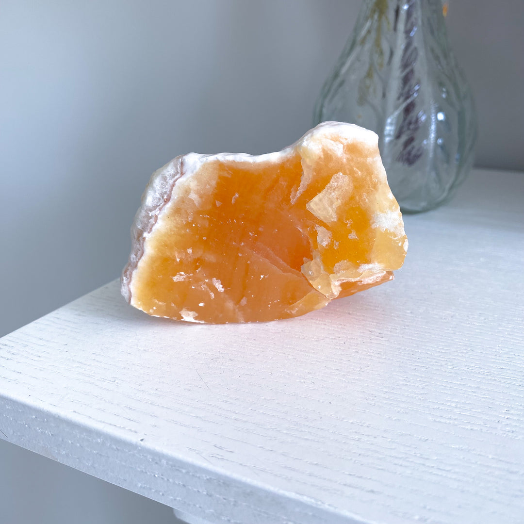 Sherbet Orange Calcite Chunk 1lb 
