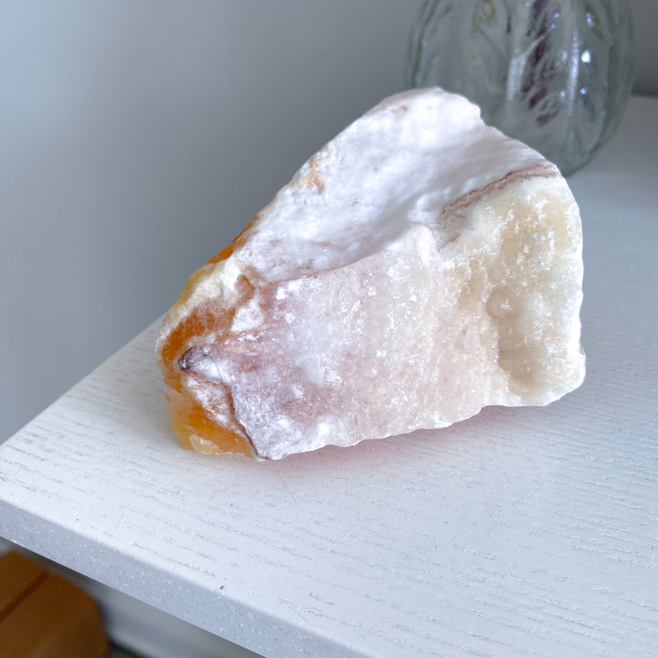 Sherbet Orange Calcite Chunk 1lb 