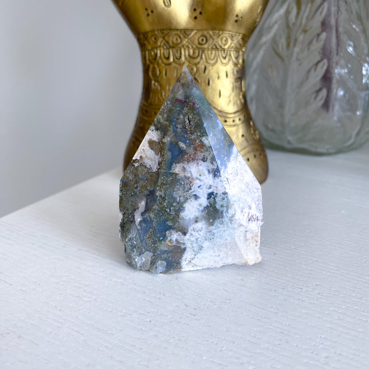 Moss Agate Top Polish 