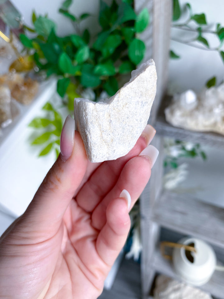 Small White Calcite Geode #1