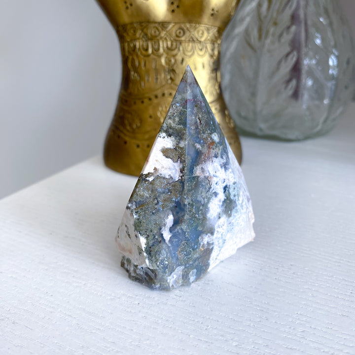 Moss Agate Top Polish 