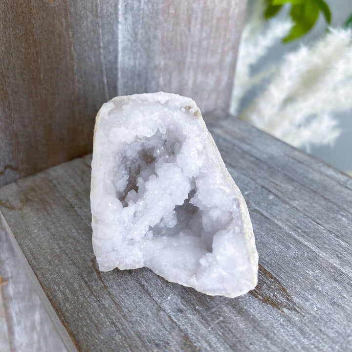 Small White Calcite Geode #1