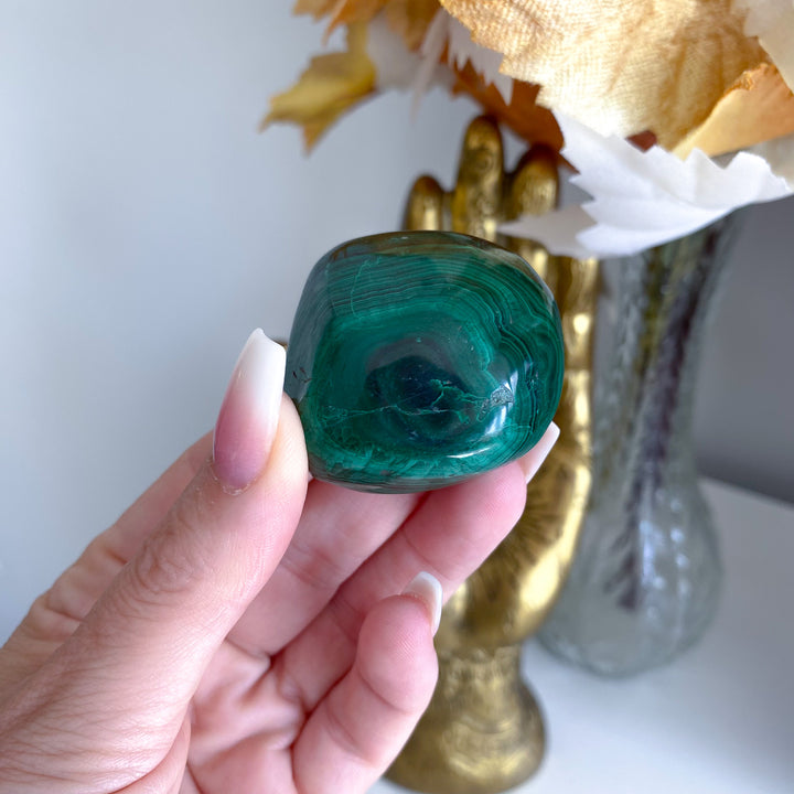 Third Eye Malachite Pebble 