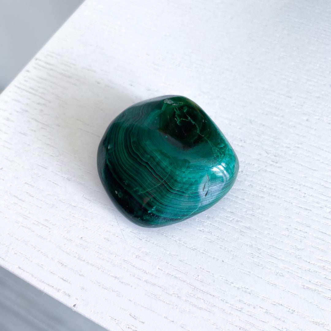 Third Eye Malachite Pebble 