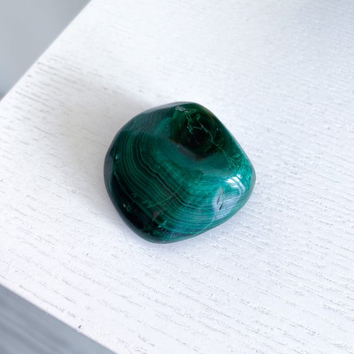 Third Eye Malachite Pebble 