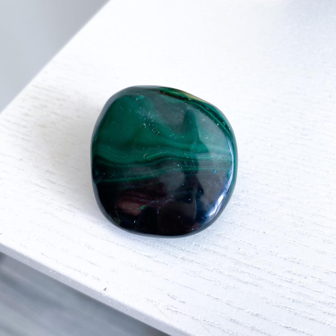 Third Eye Malachite Pebble 
