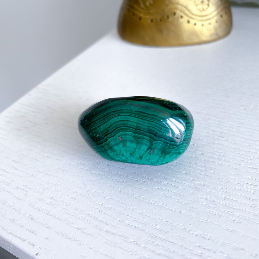 Third Eye Malachite Pebble 