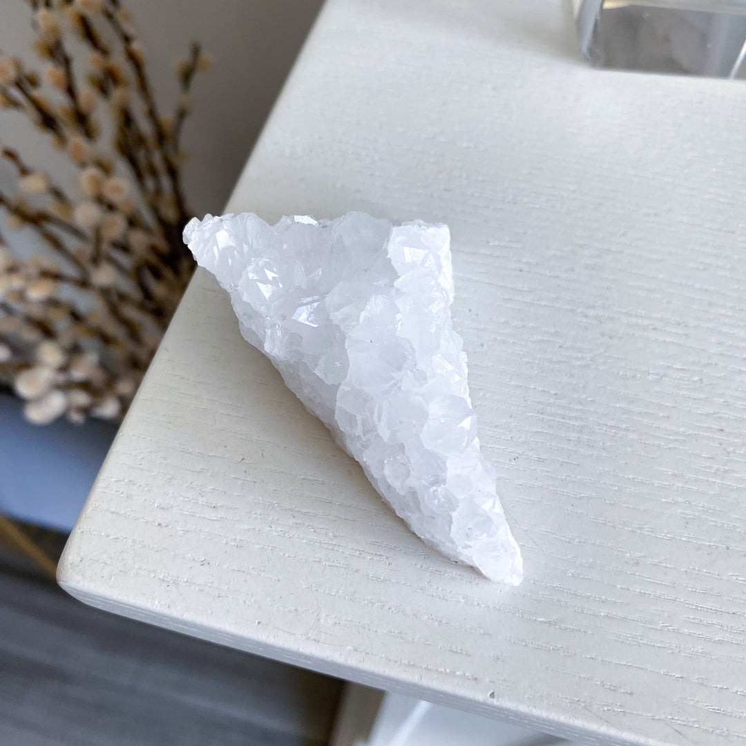 Small White Calcite Geode 