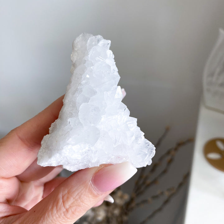 Small White Calcite Geode 