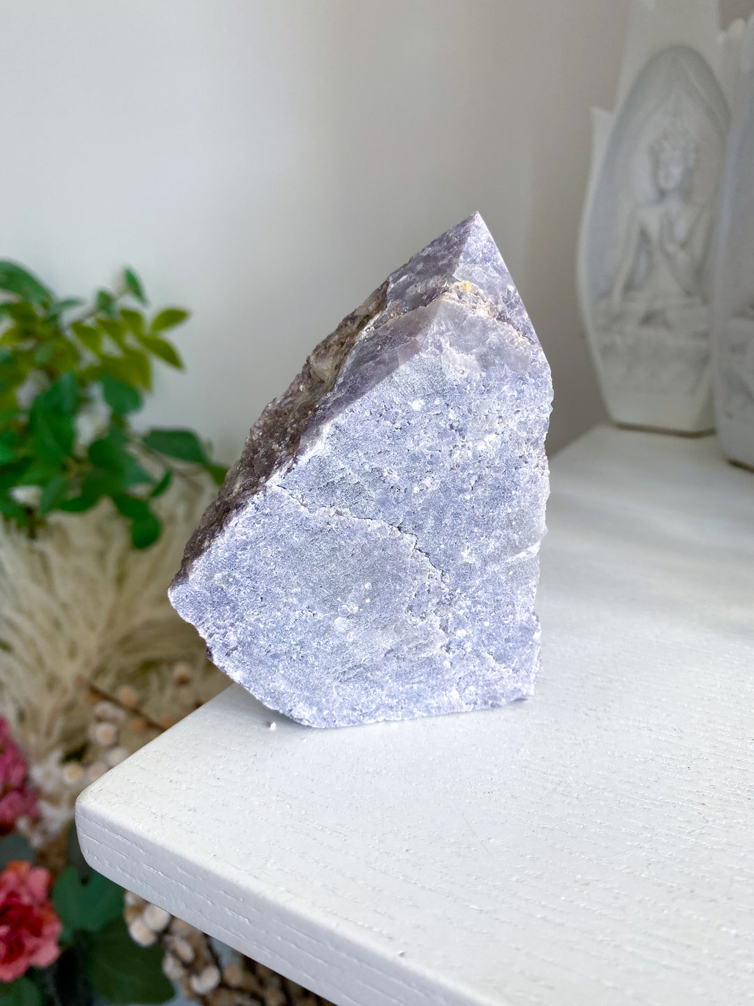 XL Purple Lepidolite Point with Mica