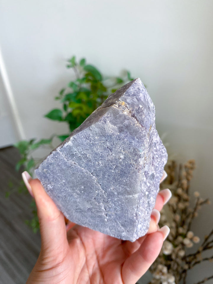 XL Purple Lepidolite Point with Mica