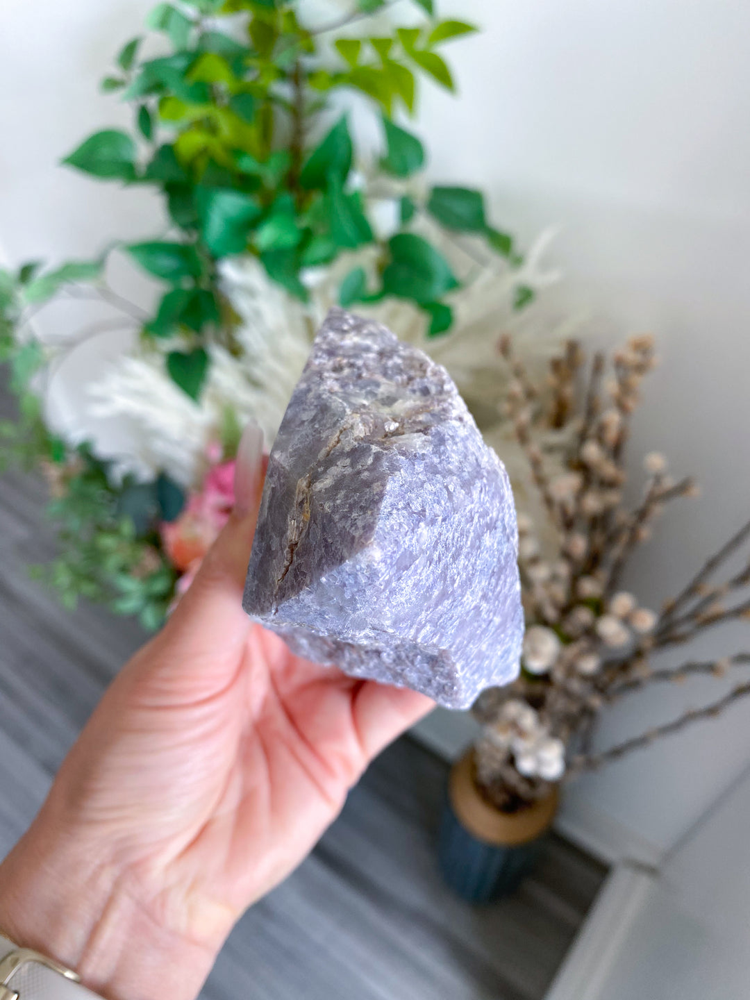 XL Purple Lepidolite Point with Mica