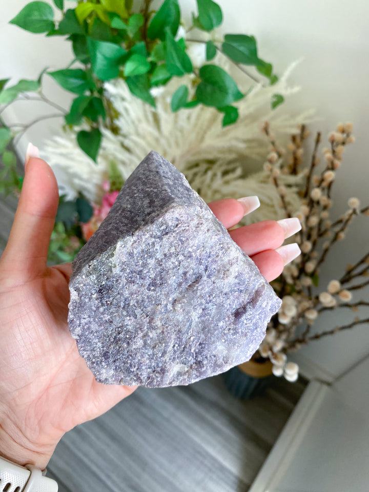 XL Purple Lepidolite Point with Mica