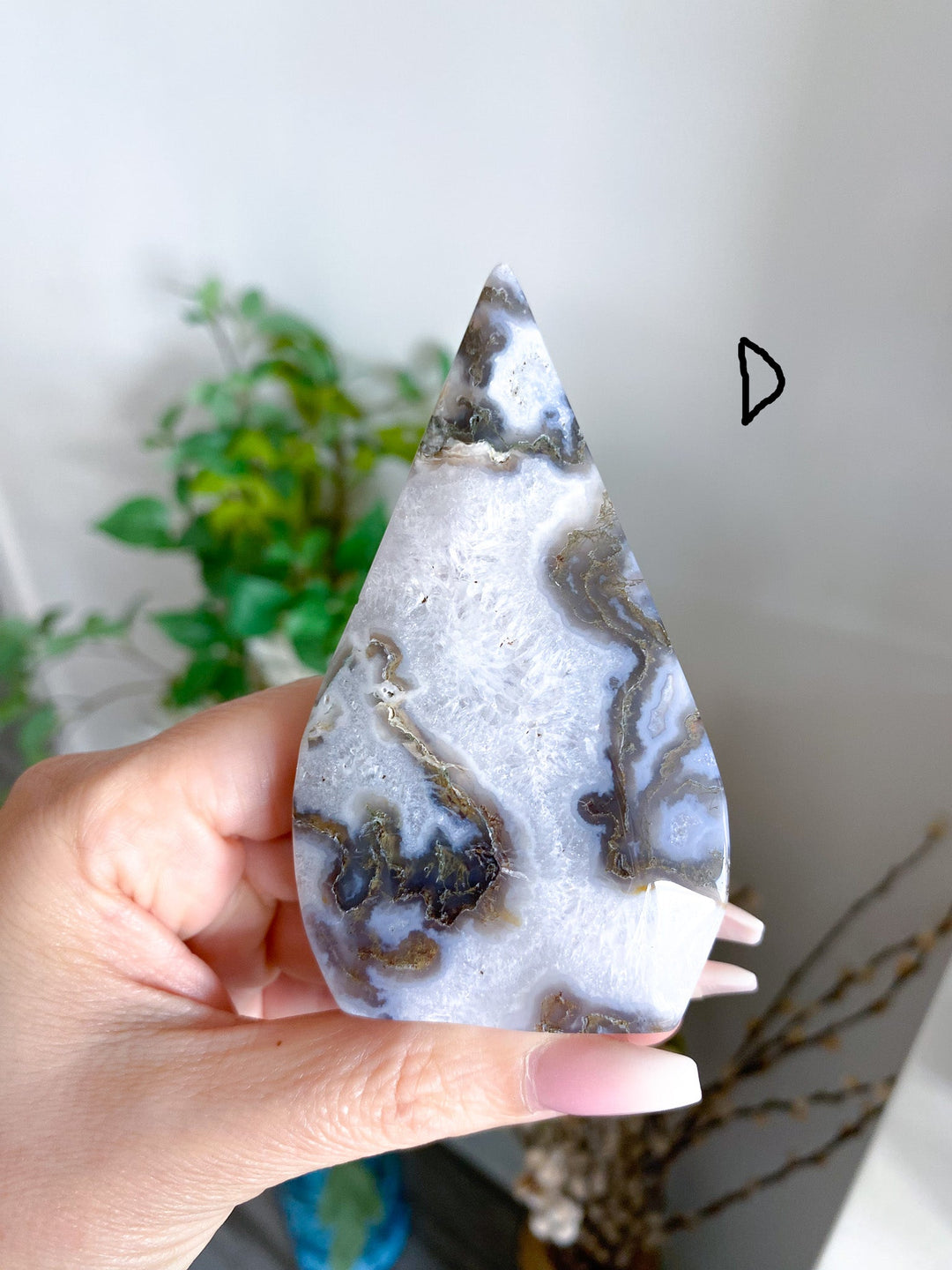 Moss Agate Flame: Your Choice