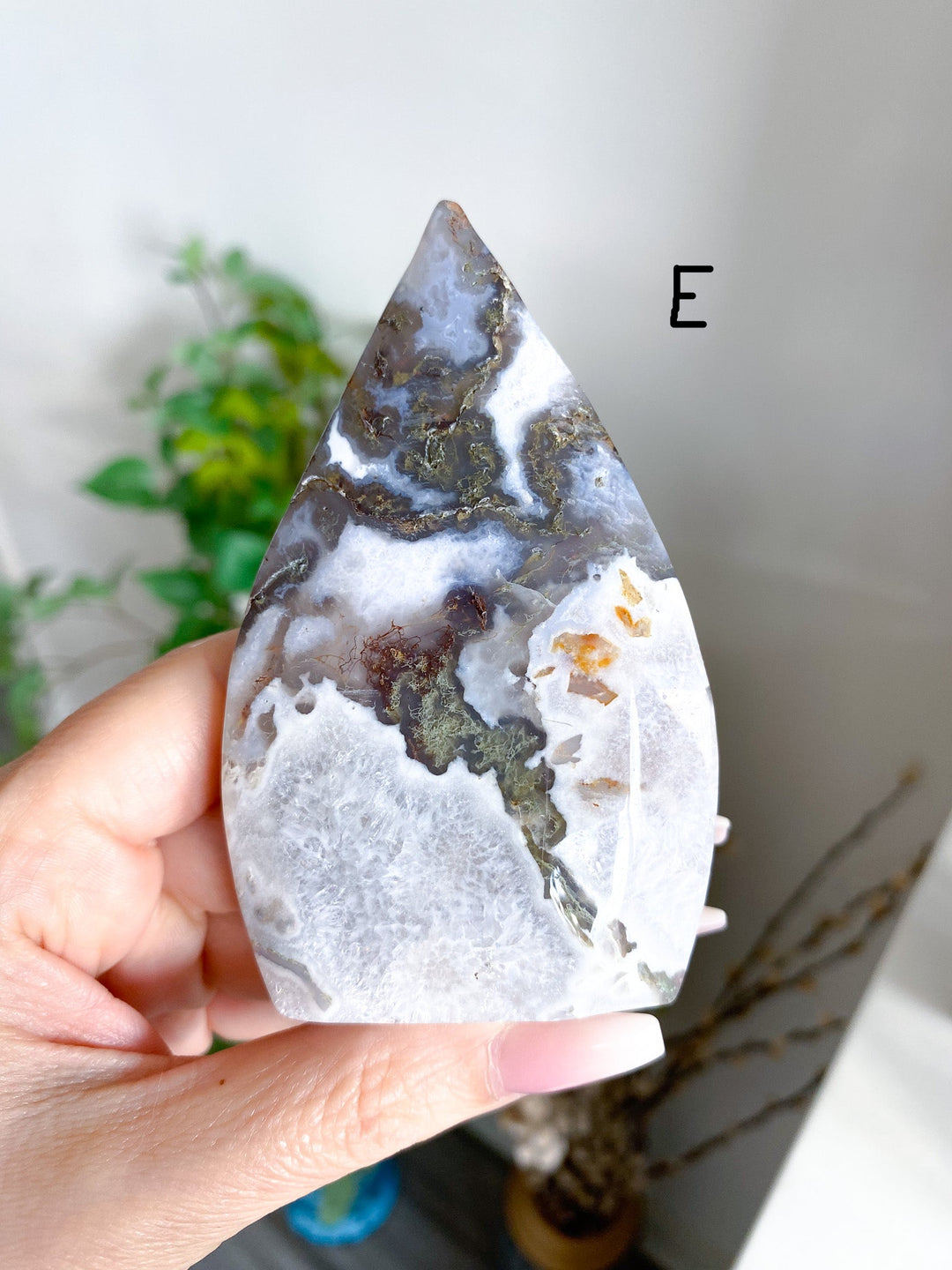 Moss Agate Flame: Your Choice