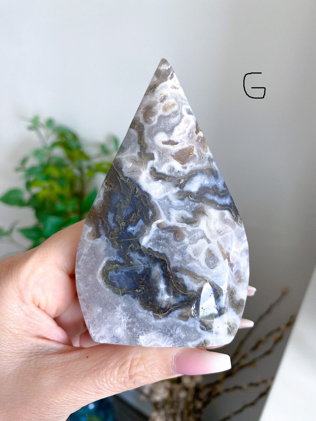 Moss Agate Flame: Your Choice