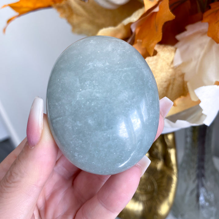 Minty Green Aventurine Palm Stone