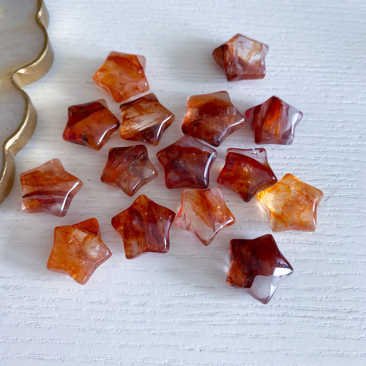 Small Fire Quartz Star