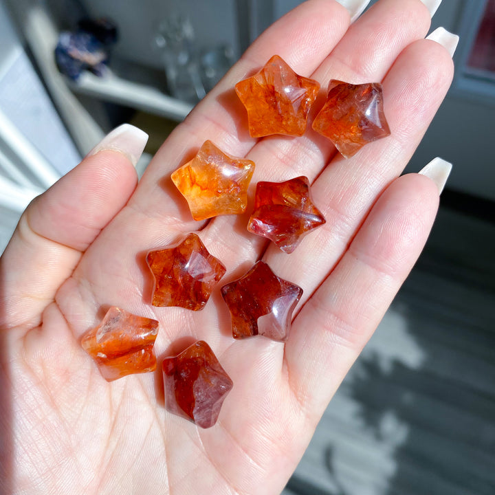 Small Fire Quartz Star