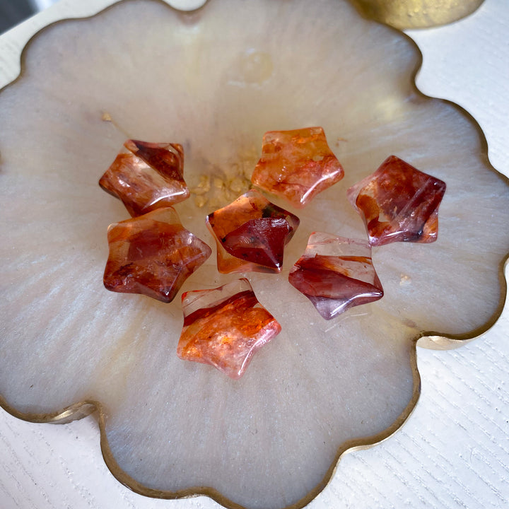 Small Fire Quartz Star