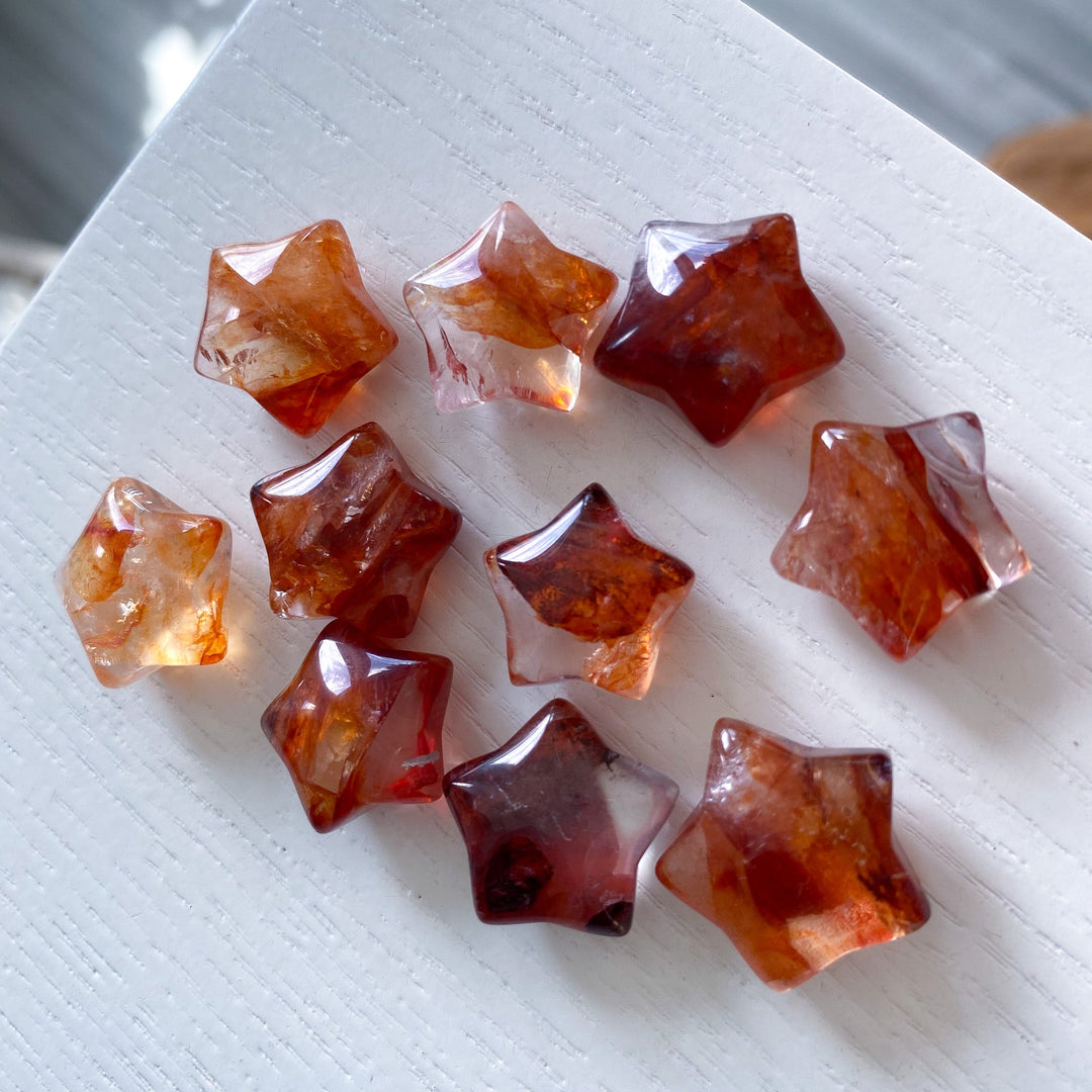 Small Fire Quartz Star