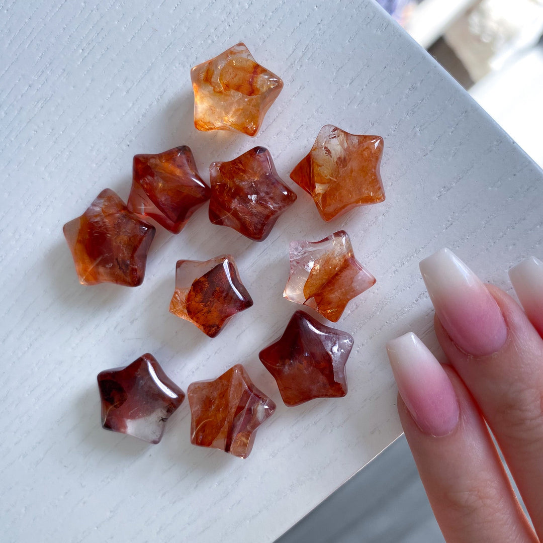 Small Fire Quartz Star