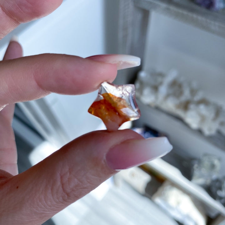 Small Fire Quartz Star