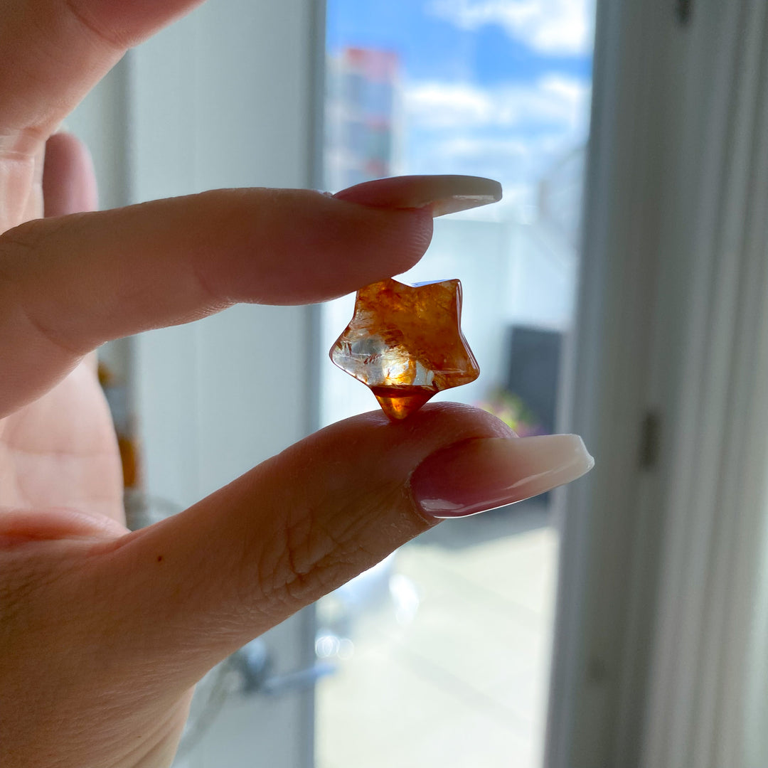 Small Fire Quartz Star