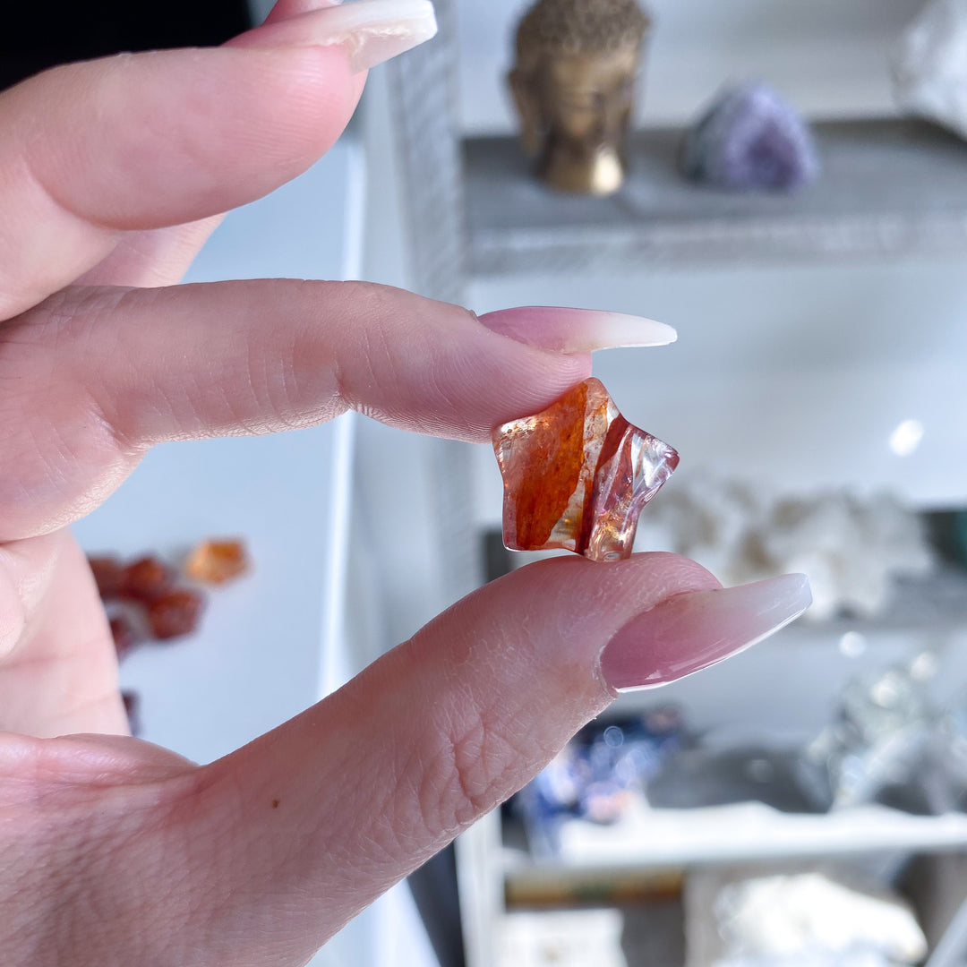 Small Fire Quartz Star