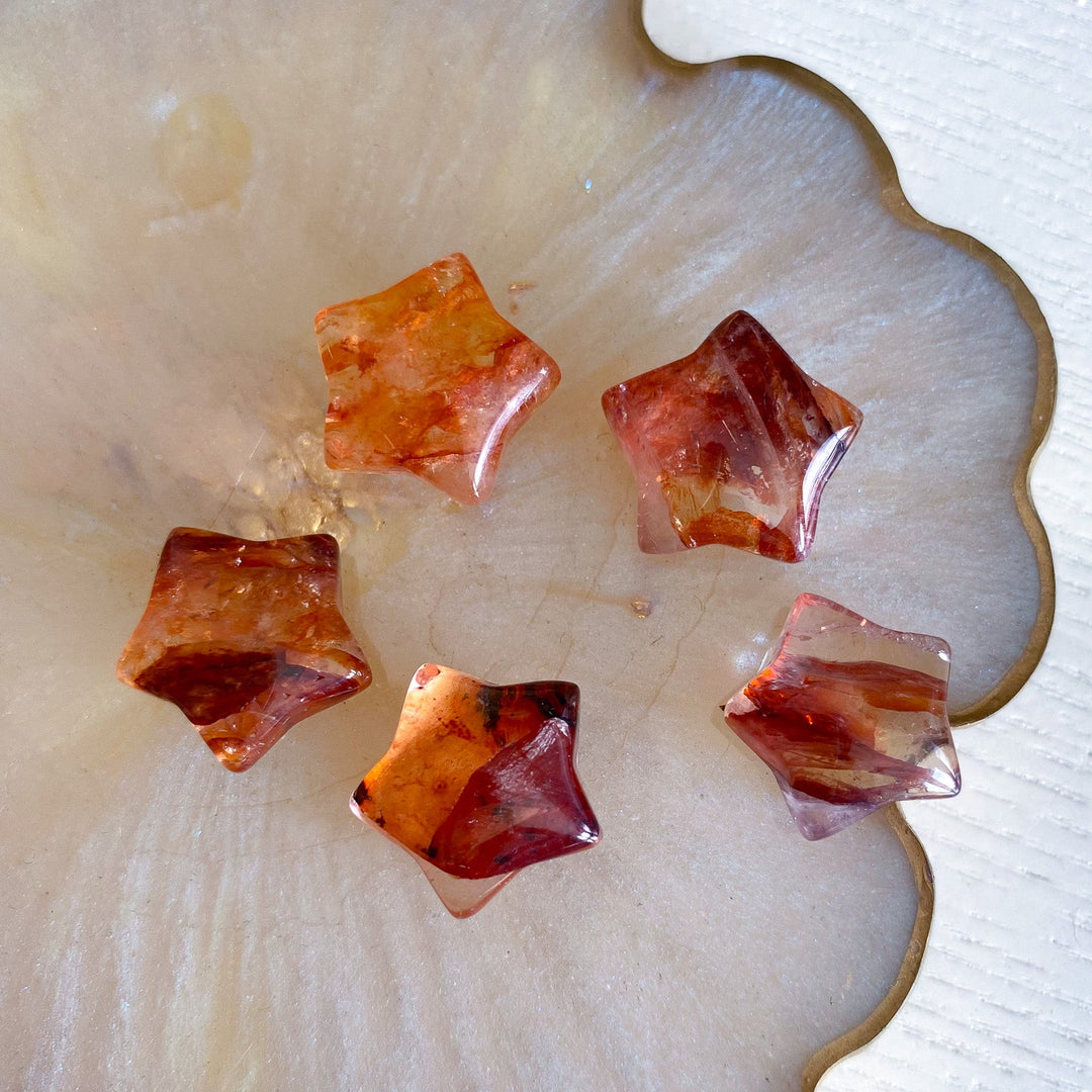 Small Fire Quartz Star