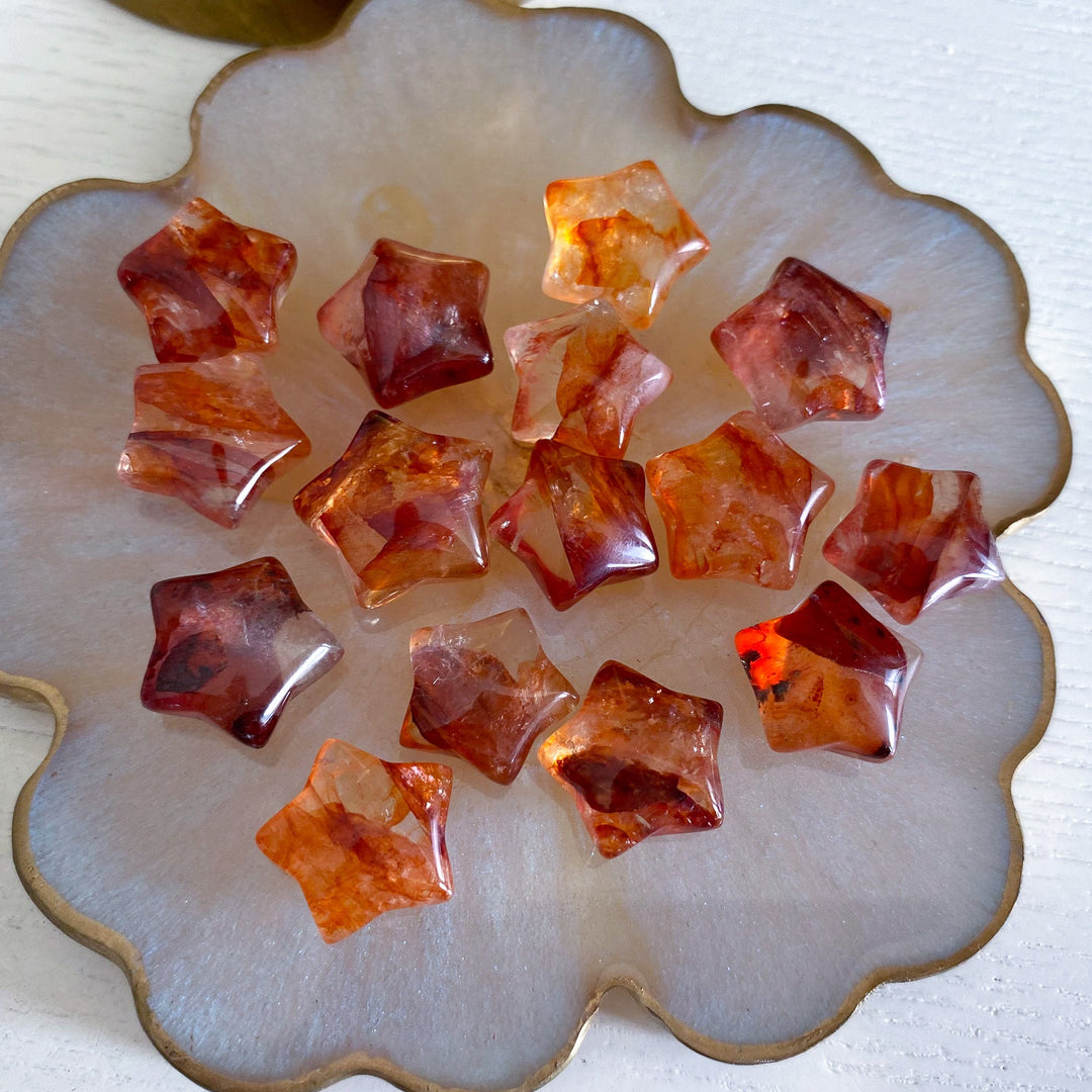 Small Fire Quartz Star