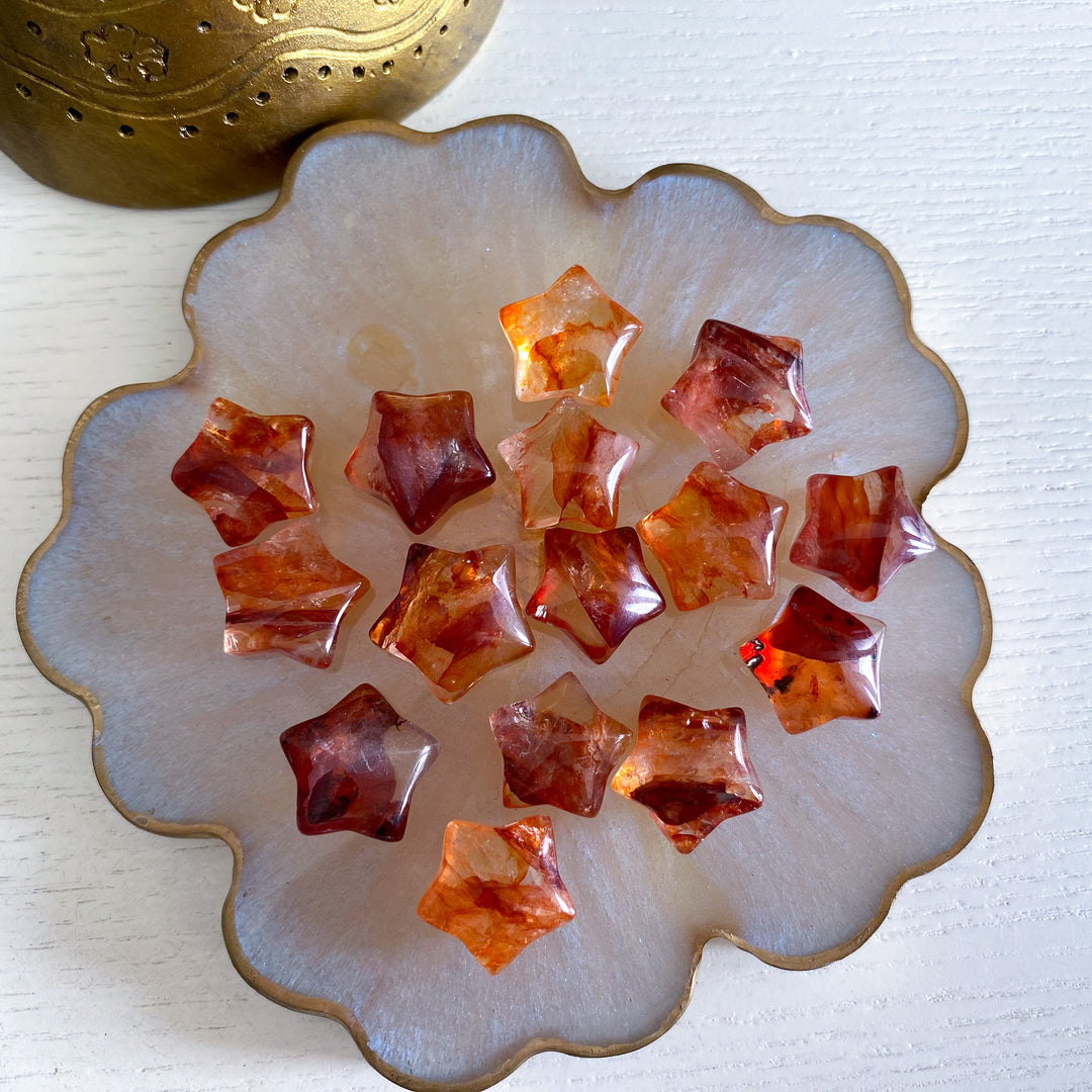Small Fire Quartz Star