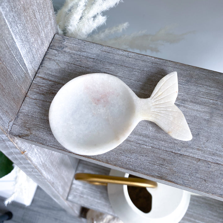 Pink Oynx Whale Dish