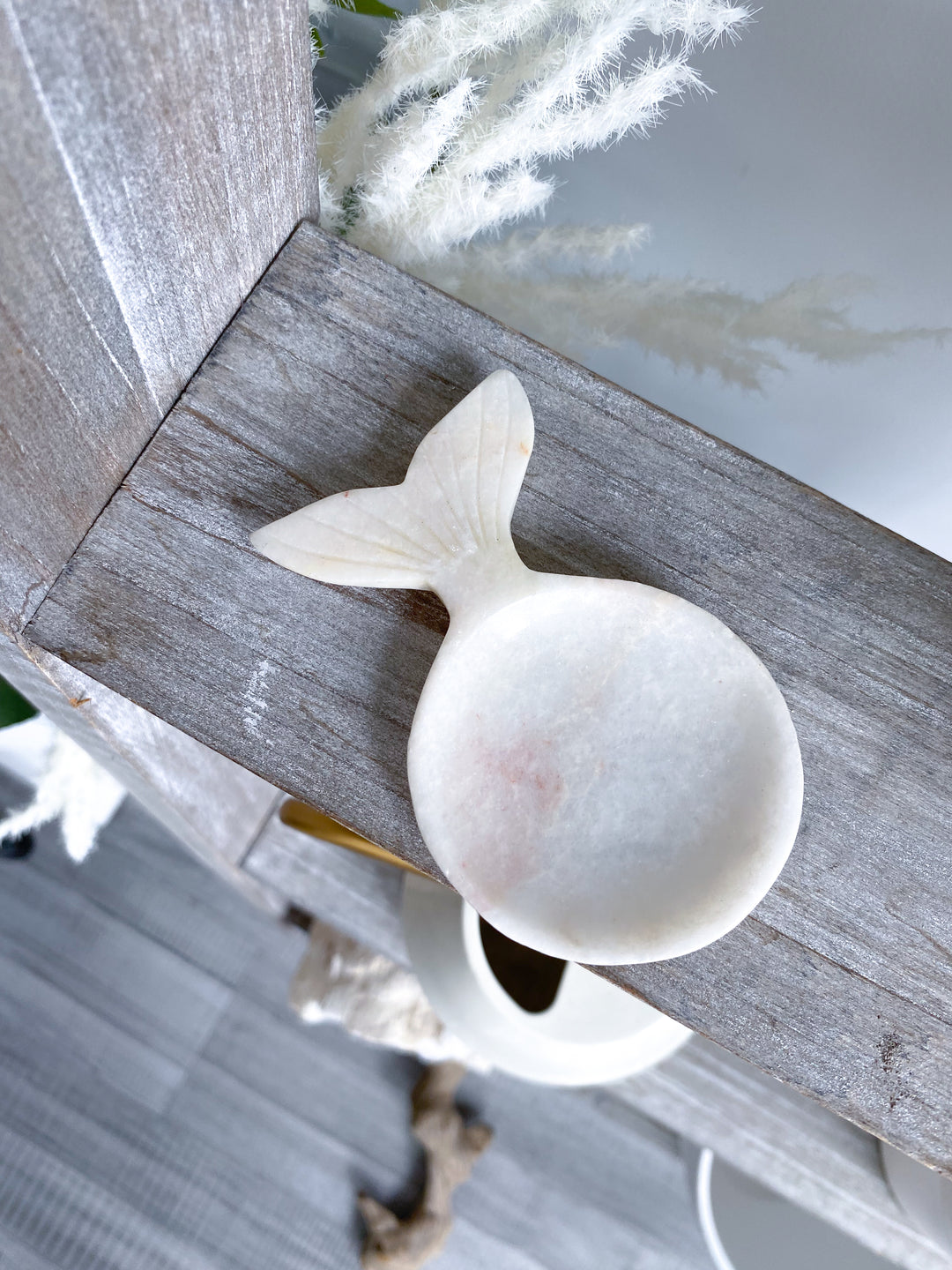 Pink Oynx Whale Dish