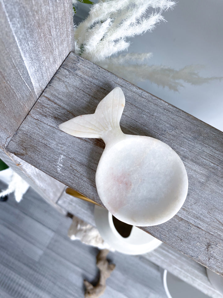 Pink Oynx Whale Dish