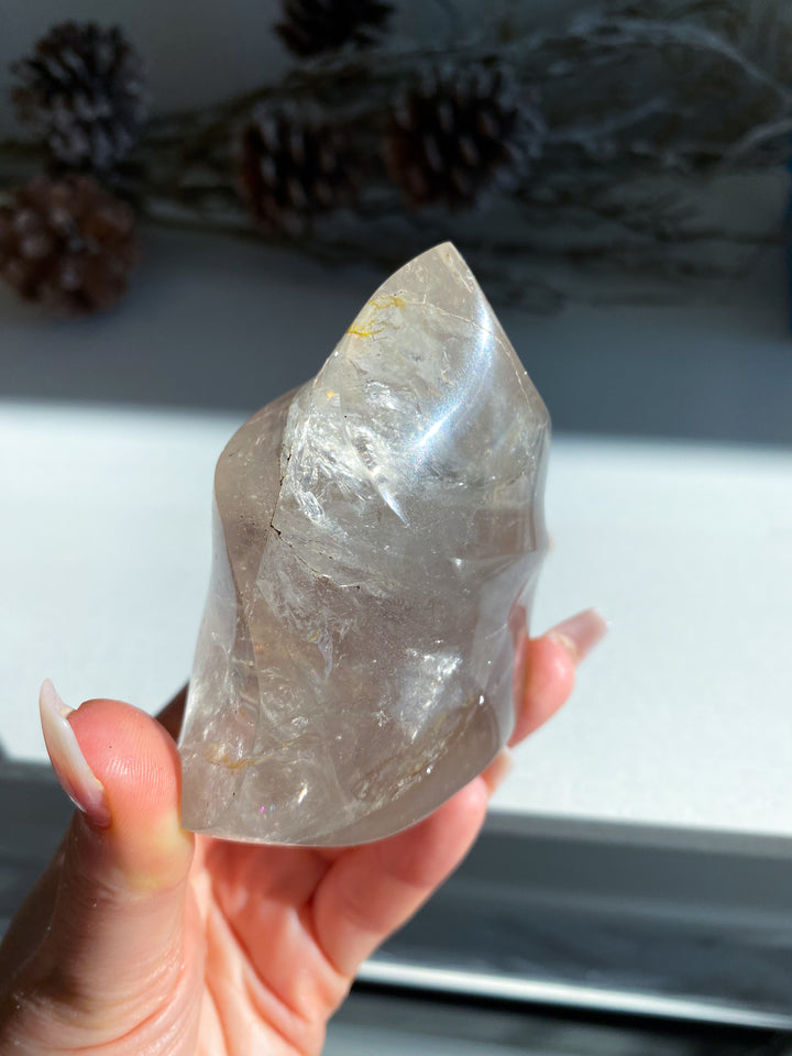Inclusion Clear Quartz Flame #3