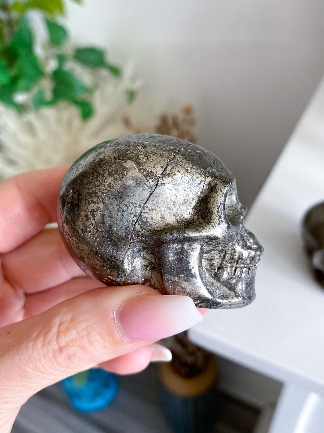 Pyrite Skull