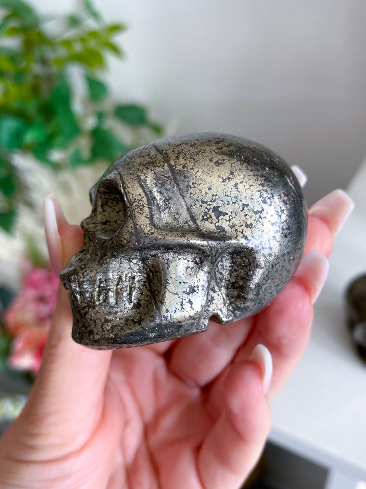 Pyrite Skull