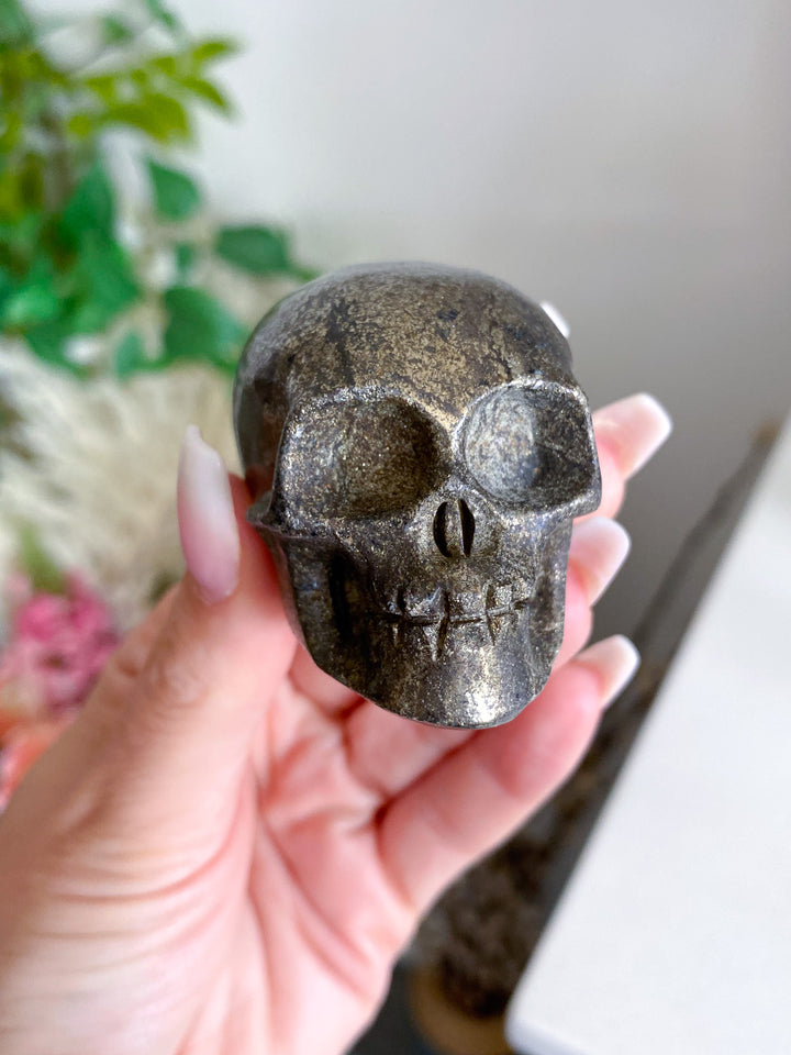 Pyrite Skull
