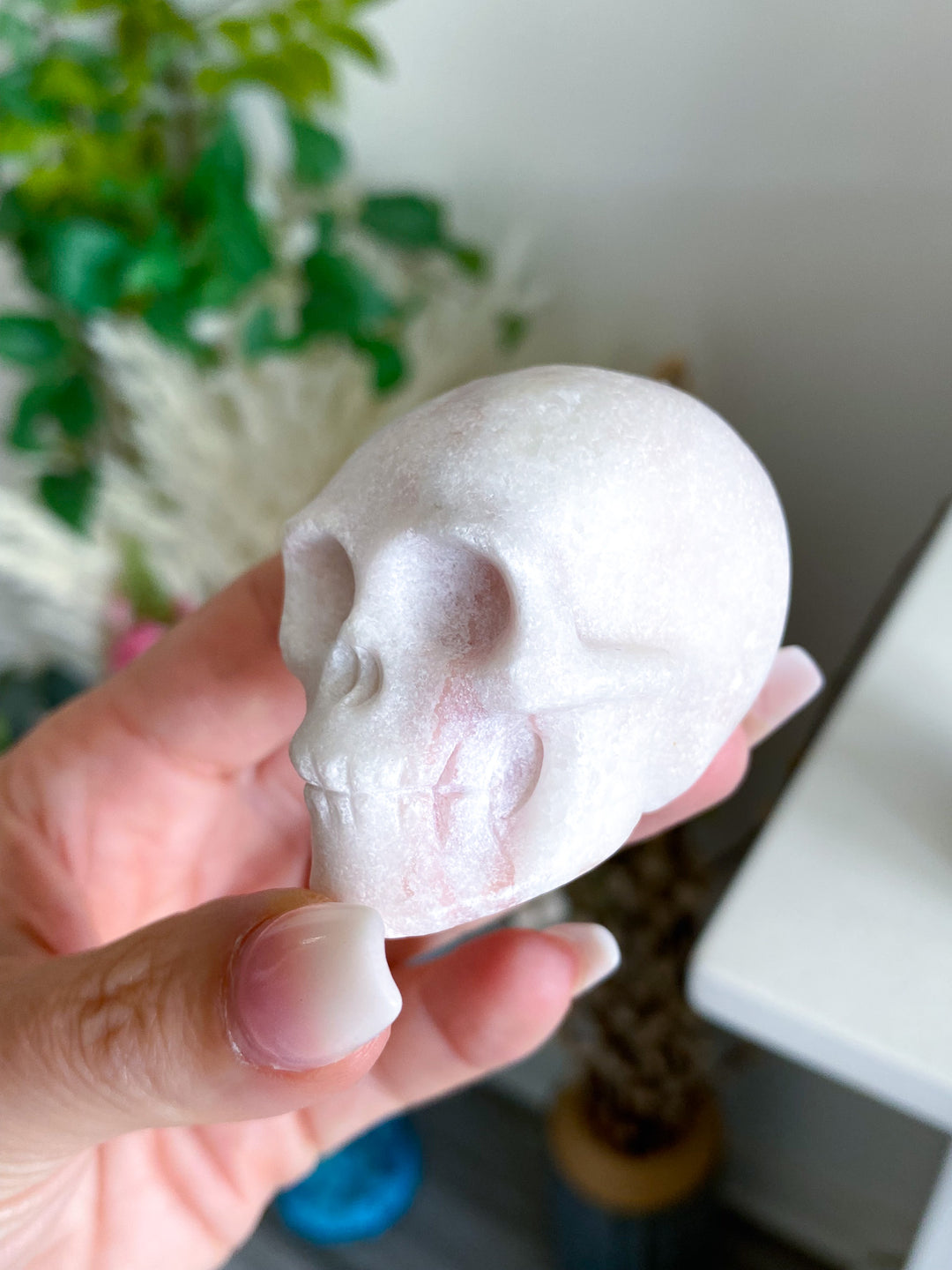 Light Pink Tourmaline Skull